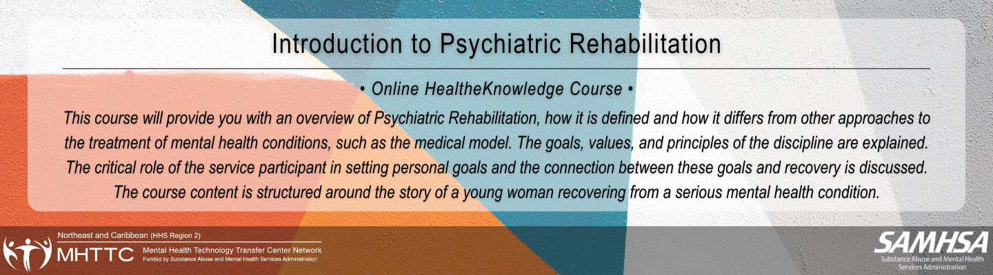 Introduction to Psychiatric Rehabilitation